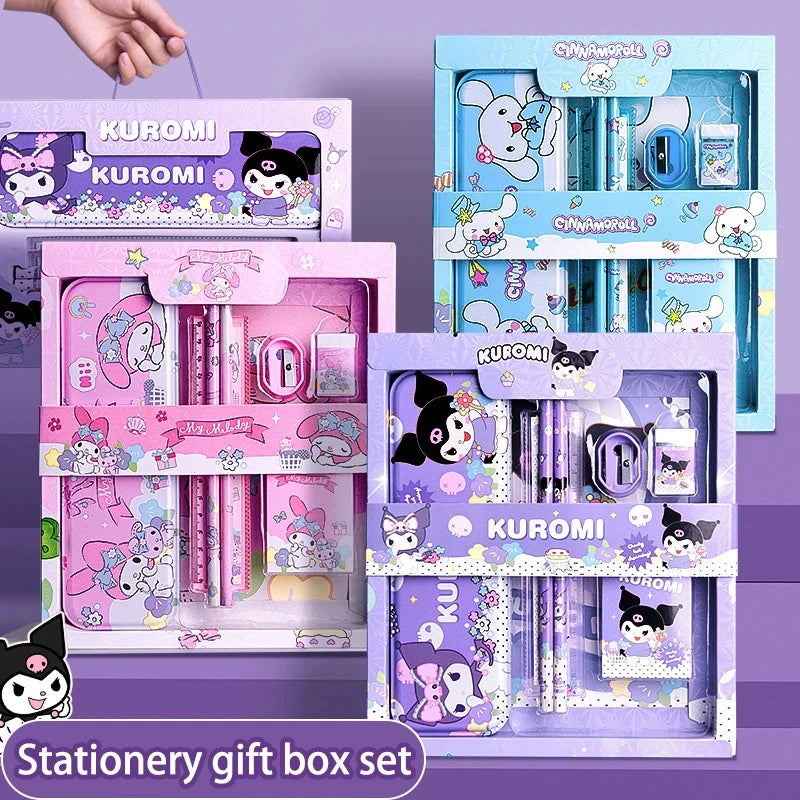 Sanrio Kuromi Melody Cinnamoroll Stationery Gift Box